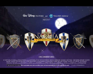 Narnia LWW Shield Design Wallpaper