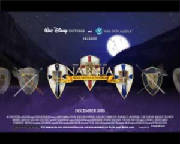Shield Design Narnia Wallpaper