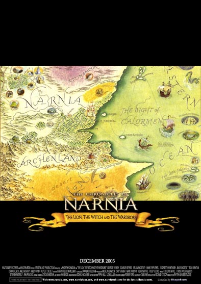 Narnia Map Poster